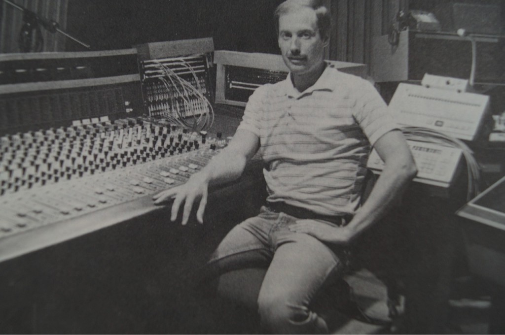 Ben Burtt at the console while working on Return of the Jedi